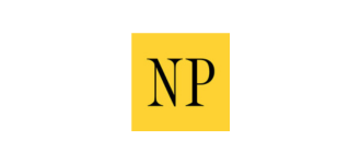 National Post Letters N and P on a yellow background